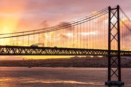 Lisbon - Ponte 25 de Abril by Frank Herrmann