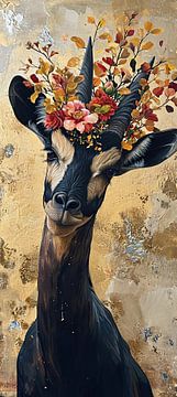 Antilope d'or sur Art Merveilleux