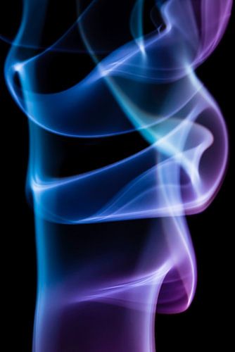 Beautiful Smoke on a black backdrop.