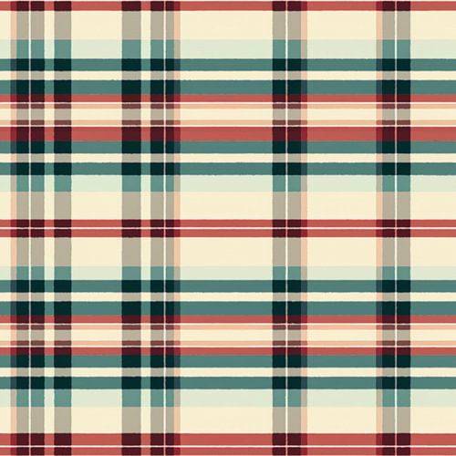 Vintage Plaid # XV
