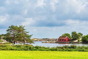Landschaft im Naherholungsgebiet Hasseltangen in Norwegen