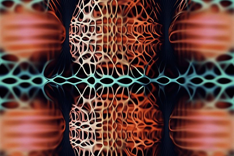 Abstract work organic 3D by Ton Kuijpers
