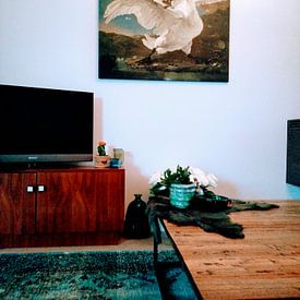 Customer photo: The endangered swan, Jan Asselijn, on canvas