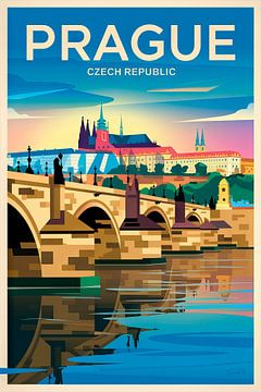 Praag, Tsjechië. van Poster Art Shop