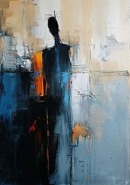 Mens Silhouet van Kunst Kriebels