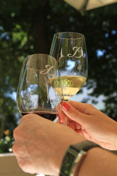 Een mooie toast met wijnen uit Stellenbosch von Jan Roodzand
