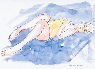 Weiblicher Körperakt. von Michael Kremer