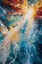 Heavenly light in gold and white by artefacti thumbnail