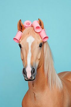 Paardenkapsel met stijl en plezier van Poster Art Shop