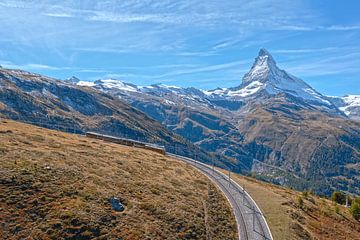 Zwitserland trein met Matterhorn van @themissmarple