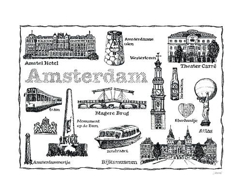 Amsterdam in lijnen