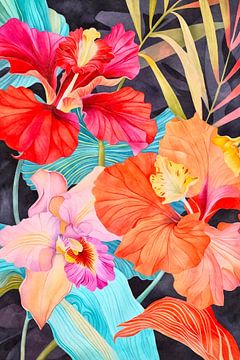 Tropische bloemen dromen van Andrea Haase