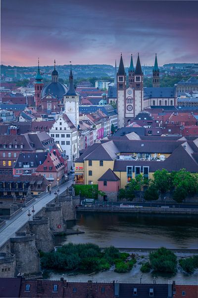 Vue sur Würzburg par Dennis Donders