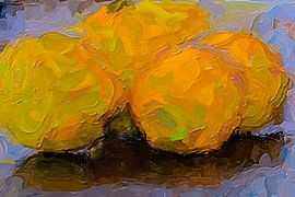 DIGITAL PAINTING : LEMONS by Photoart-Naegele