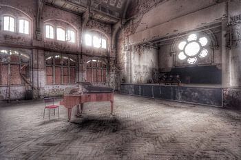 Inside Beelitz Heilstätten, Berlin.