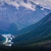 Uitzicht over de Icefields Parkway, Canada van Henk Meijer Photography