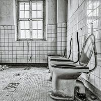 You'd better need to! Four toilets in a row.