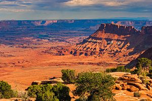 Aussichtspunkt Needles Overlook, Canyonlands N.P, Utah