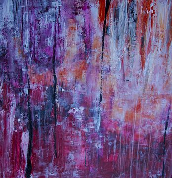 Ohne Titel: Acryl auf Leinen von Altiene Lusseveld