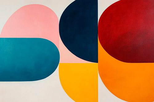 Formes géométriques colorées