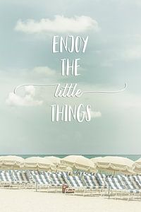 Enjoy the little things | Strandidylle von Melanie Viola