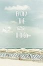 Enjoy the little things | Strandidylle von Melanie Viola Miniaturansicht