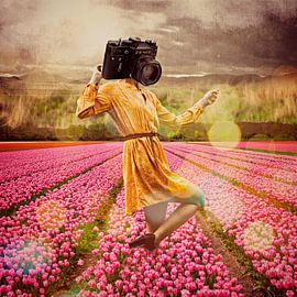 Gwendolyn and the Tulips van Marja van den Hurk