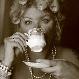 Vintage Diva met krulspelden van Angelica Bouwmeester