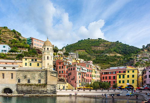 de haven van Vernazza, Cinque Terre, Italie