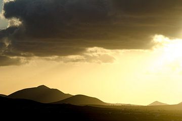 Zonsondergang Lanzarote von Tomas Grootveld