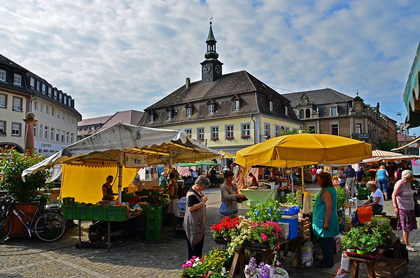 Place du marché d'Emmendingen par Ingo Laue