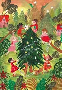 Décoration de l'arbre de Noël