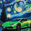 Die Sternennacht Lamborghini Huracan Grün von MIROKKU
