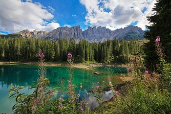 Karersee und Latemar