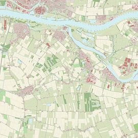 Karte von Woudrichem