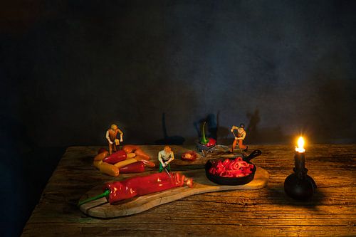 Nature morte avec humour