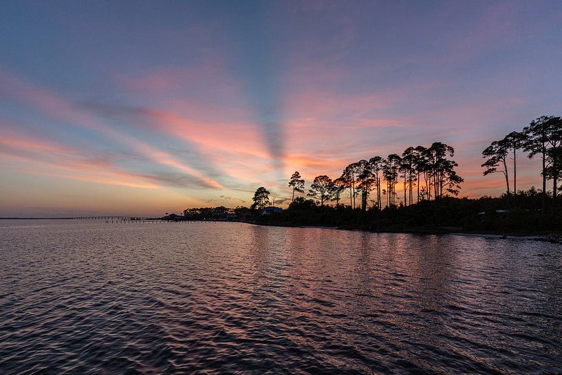 Sonnenuntergang in Florida Navarra Santa Rosa County von Gini Roth