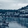 Cornwall een blik op Looe aan de East Looe River aan Looe sur Alice Berkien-van Mil