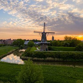 Mill The Hope in the Twilight, Gorinchem by Patrick van Oostrom