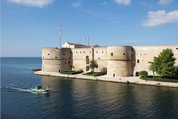 The Castello Aragonese in Taranto, Italy by Berthold Werner
