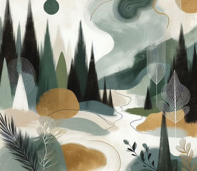 Refreshing walk in the forest by Kay Weber