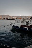 Bateau dans le port de la ville de Kos, îles grecques