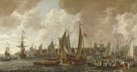 De aankomst van koning Karel II van Engeland te Rotterdam, 24 mei 1660 van Rebel Ontwerp thumbnail