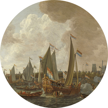 De aankomst van koning Karel II van Engeland te Rotterdam, 24 mei 1660