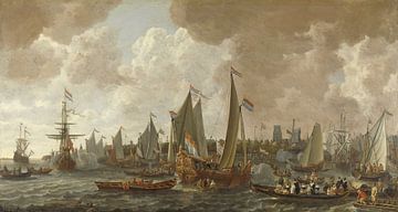 The arrival of King Charles II of England at Rotterdam, 24 May 1660