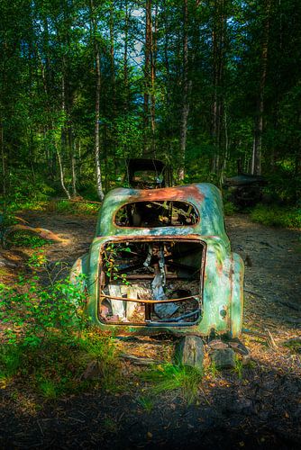 Ake's car graveyard Kyrkö Mosse-29