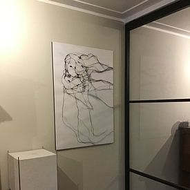 Klantfoto: 'Everlastingly' van Kim Rijntjes, op canvas