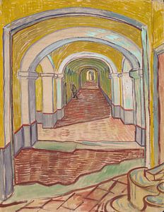 Vincent van Gogh. Corridor in the Asylum