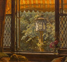 Vogelvilla (Blick aus einem Fenster der Grachtenvilla), Willem Bastiaan Tholen