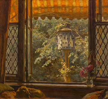 Vogelvilla (Blick aus einem Fenster der Grachtenvilla), Willem Bastiaan Tholen